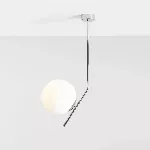 Lubinis šviestuvas Gallia chromas 1095PL_G4