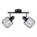 Lubinis šviestuvas juodos spalvos ø 10 cm Salom – Nice Lamps