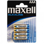 Maitinimo elementai MAXELL ALKALINE AAA, 4 vnt.