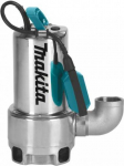 „Makita“ nešvarus vandens siurblys su plaukiku 1100W 250 L/Min Inox (PF1110)