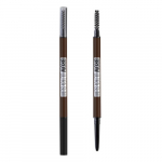 Maybelline Ultra Slim Brow Pencil Plonas antakių pieštukas, 02 Medium Brown