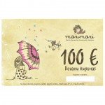 mazimazi.lt parduotuvės elektroninis dovanų kuponas 100eur