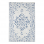 Mėlynos ir kreminės spalvos lauko kilimas NORTHRUGS Tilos, 80 x 150 cm