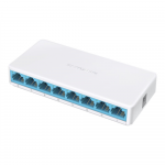 Mercusys | Switch | MS108 | Unmanaged | Desktop | 10/100 Mbps (RJ-45) ports quantity 8 | 1 Gbps (RJ-45) ports quantity | SFP ports quantity | PoE ports quantity | PoE+ ports quantity | Power supply type External | month(s)