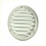Metalinės ventiliacijos grotelės MR125Zn, DN125, apvalios, cinkuotos