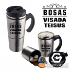 Metalinis termosinis puodelis "2in1" Bosui