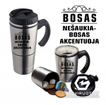 Metalinis termosinis puodelis "2in1" Bosui
