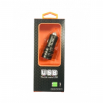 Metalinis USB auto kroviklis 2.4A