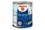 Metalo dažai ALPINA Direkt Auf Rost, 750ml šviesiai pilki