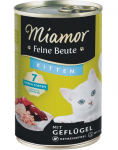 MIAMOR Feine Beute Kitten Poultry su paukštiena kačiukams 24x400g