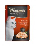 MIAMOR Feline Filets Vištiena su pomidorais želė 24x100g