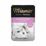 Miamor Ragout Royale Duck & Poultry konservai su antiena ir paukštiena katėms : Pakuotė konservas - 100 g