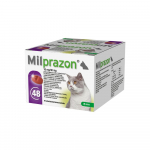 Milprazon 16 mg/40 mg tabletės nuo kirminų ne mažiau kaip 2 kg sveriančioms katėms : Pakuotė vaistai - 1 tabl.