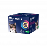 Milprazon Chewable 16 mg/40 mg tabletės nuo kirminų katėms : Pakuotė vaistai - 1 tabl.