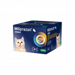 Milprazon Chewable 4 mg/10 mg tabletės nuo kirminų mažoms katėms ir kačiukams : Pakuotė vaistai - 1 tabl.