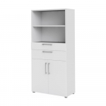 Modulinė knygų spinta baltos spalvos 89x189 cm Prima – Tvilum