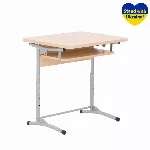 Mokyklinis stalas NOWY STYL, E-172/1 ALU, vienvietis