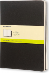 Moleskine Sąsiuviniai Moleskine Cahier Journals paprastas juodos spalvos XL 3 vnt.
