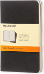Moleskine Sąsiuviniai Moleskine Cahier Journals su virvele juodos spalvos P 3 vnt.