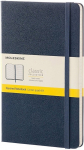Moleskine Užrašų knygelė Moleskine su languotais raštais kietu viršeliu safyro L 240 lapų