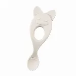 Mother-K mokomasis šaukštelis-kramtukas “Lapė”, +6 mėn., kreminis