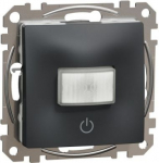 Motion sensor PIR 160° 10A 5...1000lux Anthracite Sedna Design SDD114504 | 3606481467508