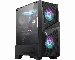 MSI MAG FORGE 100R Mid Tower kompiuterio korpusas, juodas 2xARGB priekinis ventiliatorius 1xužpakalinis ventiliatorius