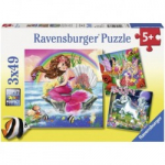 Mythical Creatures Puzzle - Puzzle 3X49 - RAVENSBURGER dėlionė