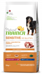 Natural Trainer Sensitive Adult Medium & Maxi Duck sausas maistas su antiena šunims : Pakuotė sausas maistas - 3 kg
