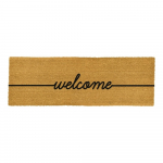 Natūralaus kokosų pluošto durų kilimėlis Artsy Doormats Welcome, 120 x 40 cm