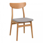 Natūralios spalvos valgomojo kėdės 2 vnt. komplekte Rodham - Rowico