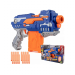 NERF stiliaus - Fire storm pistoletas, komplekte 16 vnt. kulkų