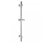 Nerūdijančio plieno blizgaus sidabro spalvos savaime laikantis dušo strypas 70 cm - Wenko