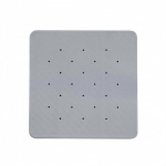 Neslystantis vonios kilimėlis 53x53cm, Silver