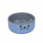 Nobby Cat Face keramikinis dubenėlis katėms : Dubenėlių dydžiai - 160 ml, Spalvos - Balta