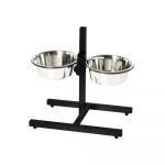 Nobby Dinner Bar dubenėliai su stovu šunims : Dubenėlių dydžiai - L