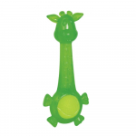 Nobby guminis žaislas žirafa su teniso kamuoliuku šunims : Žaislų dydžiai - 27 cm
