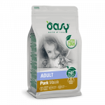 Oasy Adult Cat Pork sausas maistas su kiauliena katėms : Pakuotė sausas maistas - 1.5 kg