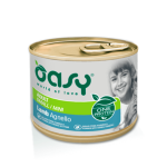 Oasy Adult Mini Lamb vieno baltymo konservai su ėriena suaugusiems mažų veislių šunims : Pakuotė konservas - 200 g