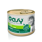 Oasy Adult Mini Rabbit vieno baltymo konservai su triušiena mažų veislių šunims : Pakuotė konservas - 200 g