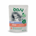 Oasy Adult Salmon guliašas su lašiša suaugusioms katėms : Pakuotė konservas - 85 g
