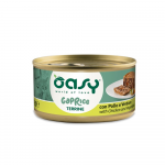 Oasy Caprice konservai su vištiena ir daržovėmis katėms : Pakuotė konservas - 85 g