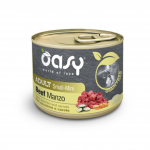 Oasy Grain Free Adult Small & Mini Beef konservai su jautiena šunims : Pakuotė konservas - 200 g