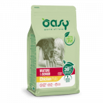 Oasy Mature & Senior Chicken sausas maistas su vištiena vyresnio amžiaus šunims : Pakuotė sausas maistas - 12 kg