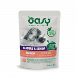 Oasy Mature & Senior Salmon guliašas su lašiša vyresnio amžiaus katėms : Pakuotė konservas - 85 g