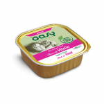 Oasy paštetas su veršiena suaugusioms katėms : Pakuotė konservas - 100 g