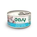 Oasy Tasty Mousse paštetas su tunu katėms : Pakuotė konservas - 85 g