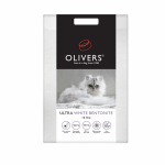 Oliver's Ultra White ekologiškas molio kraikas katėms : Kraiko pak. - 10 kg