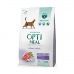 Optimeal Hairball Control sausas pašaras su antiena katėms : Pakuotė sausas maistas - 4 kg