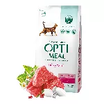 OPTIMEAL VISAVERTIS SAUSAS ĖDALAS SUAUGUSIOMS KATĖMS SU DIDELIU VERŠIENOS KIEKIU 0,2kg - 10kg